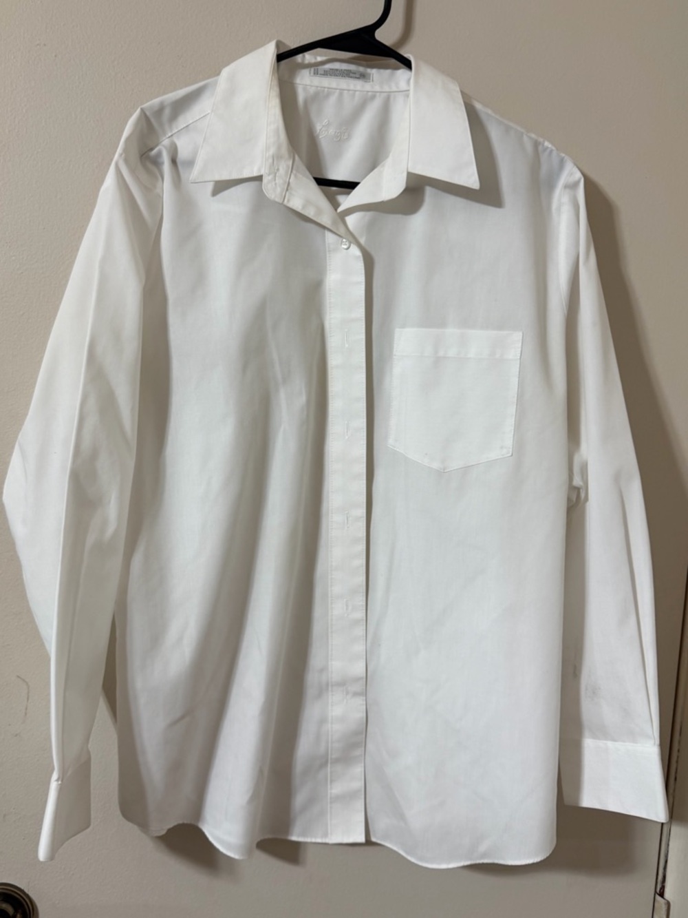 Foxcroft White women's Dress Shirt with Chest Pocket